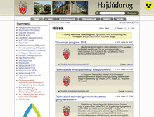 Tablet Screenshot of hajdudorog.hu